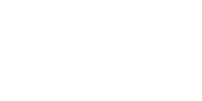 Citat fra Forretningsmodellering