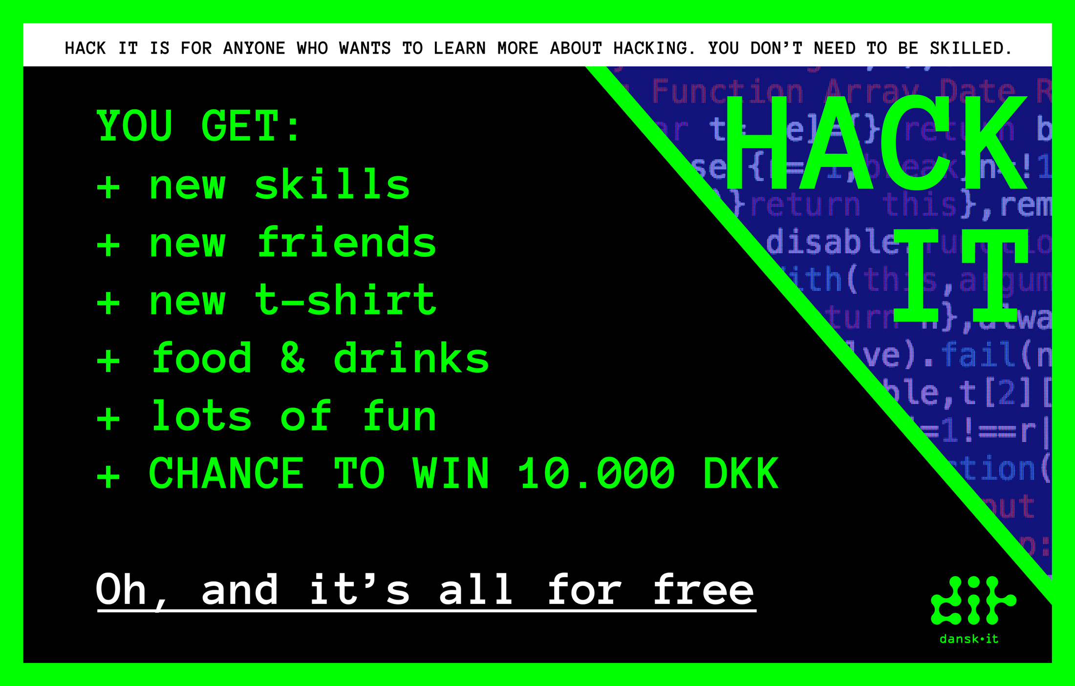 Hack it you get