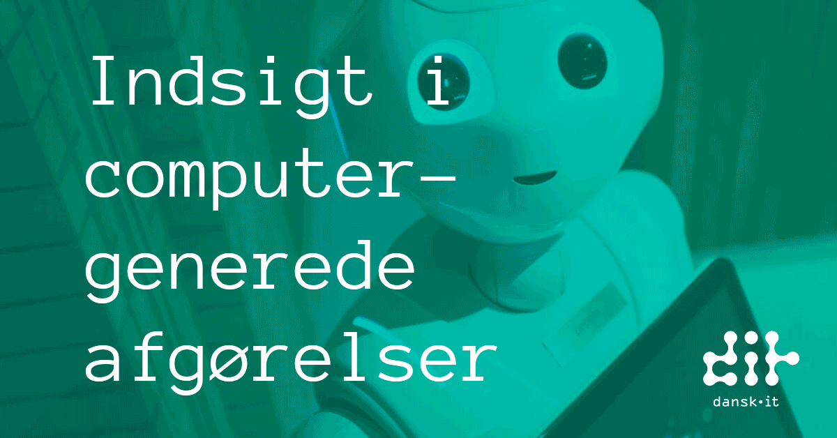 Læs DANSK IT's 18 dataetiske anbefalinger