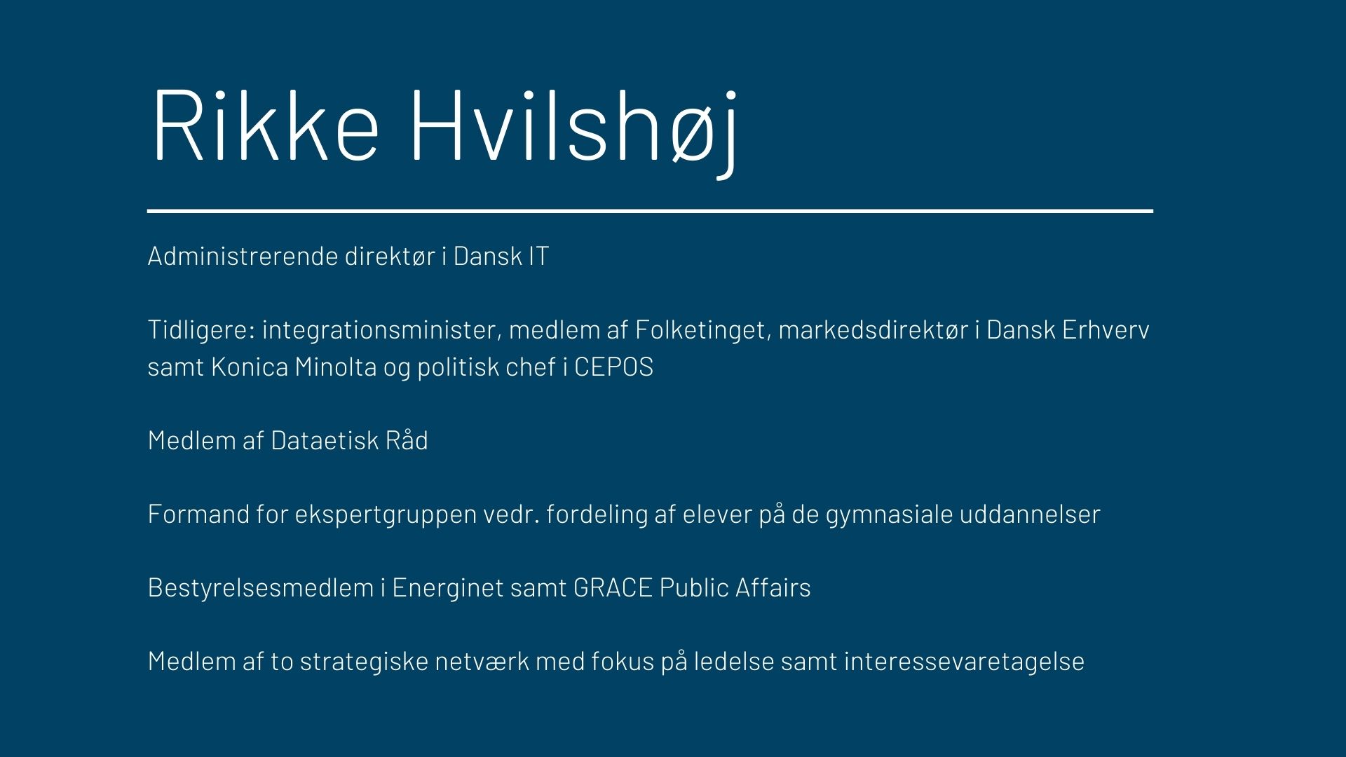 Rikke Hvilshøj
