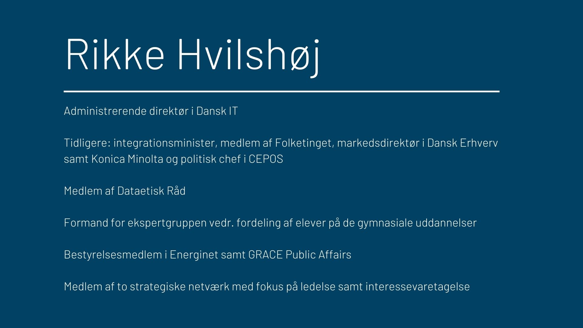 Rikke Hvilshøj